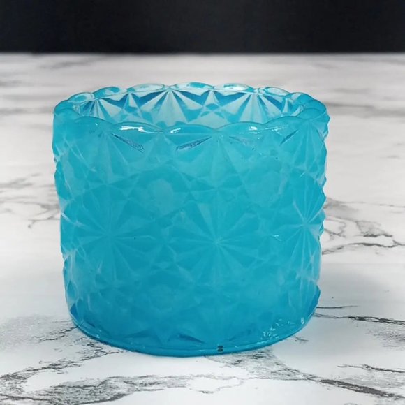 Degenhart Glass Daisy Button Trinket Paperweight Open Salt Vtg - Picture 2 of 8